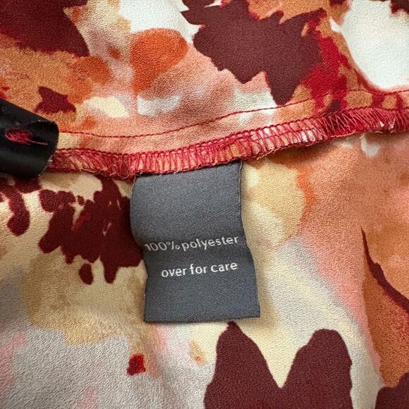 The‎ Limited Collection Floral Bell Sleeve Blouse Burgundy Fall Plus Size 3X - Picture 5 of 5